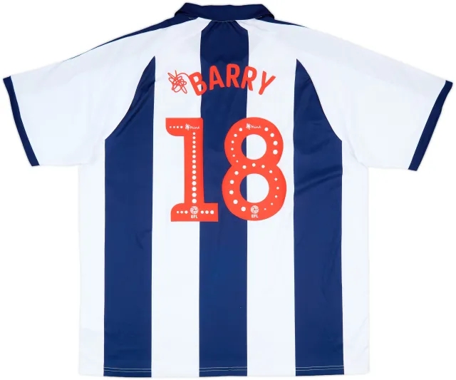 2018-19 West Brom Home Shirt Barry #18 - 9/10 - (3XL)