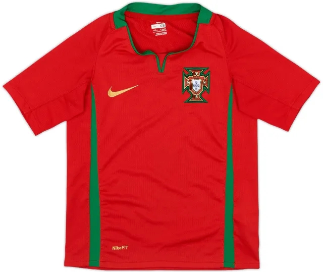 Nike Portugal Mens SS Home Shirt 2008
