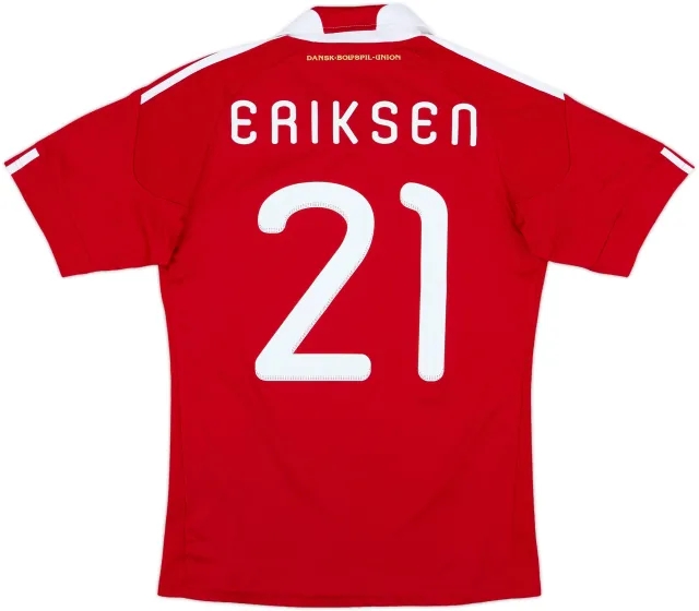 adidas Denmark Mens SS Home Shirt 2010