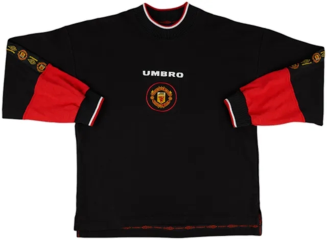 1996-97 Manchester United Umbro Sweat Top - 8/10 - (S)