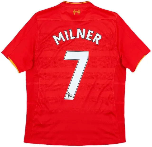 2016-17 Liverpool Home Shirt Milner #7 - 8/10 - (XL.Boys)