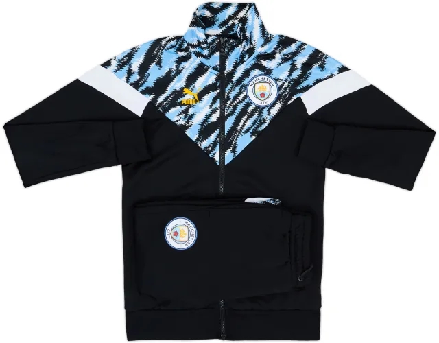 2020-21 Manchester City Puma Icon Tracksuit - 8/10 - (XS)