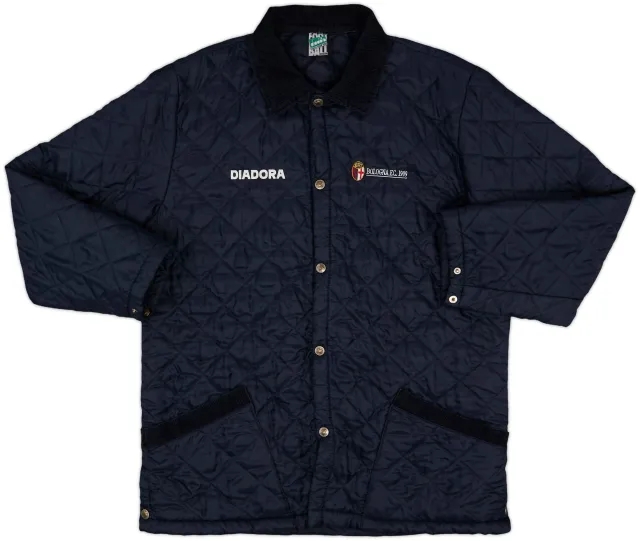 1997-98 Bologna Diadora Quilted Coach Jacket - 8/10 - (XL)