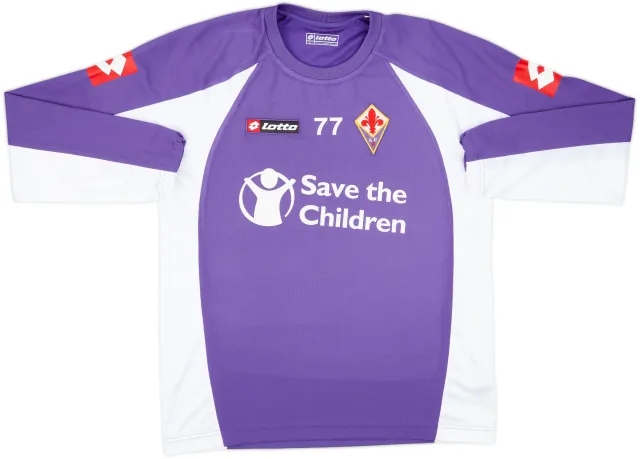 2008-09 Fiorentina Player Issue Lotto Sweat Top #77 - 8/10 - (L)