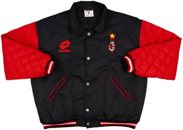 1994-95 AC Milan Lotto Padded Bomber Jacket - 8/10 - (XXL)