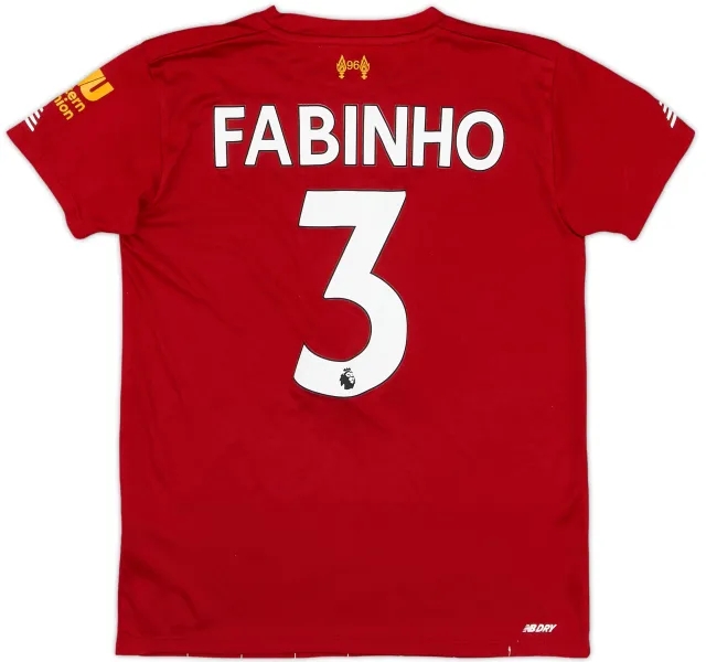 2019-20 Liverpool Home Shirt Fabinho #3 - 9/10 - (S.Boys)