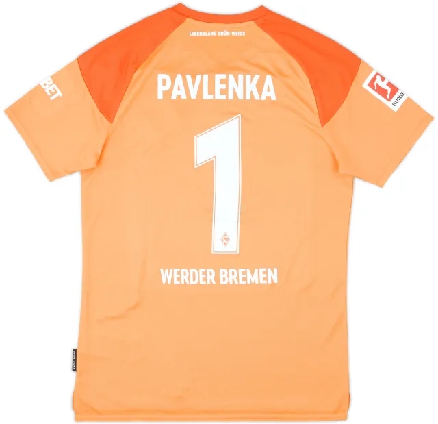 2020-21 Werder Bremen GK Shirt Pavlenka #1 - 9/10 - (M)