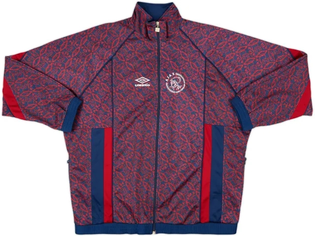 1994-95 Ajax Umbro Track Jacket - 8/10 - (XXL)