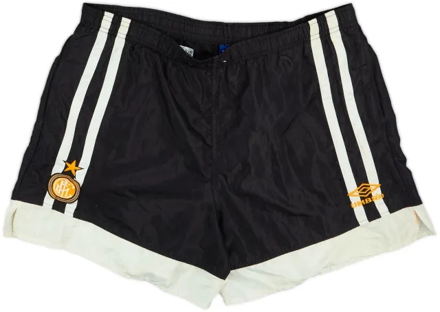 1990s Inter Milan Umbro Training Shorts - 9/10 - (L)