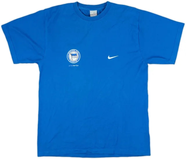 2002-04 Hertha Berlin Nike Cotton Tee - 6/10 - (M)