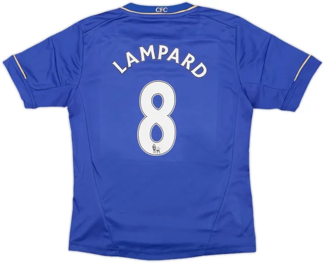 2012-13 Chelsea Home Shirt Lampard #8 - 9/10 - (S.Boys)