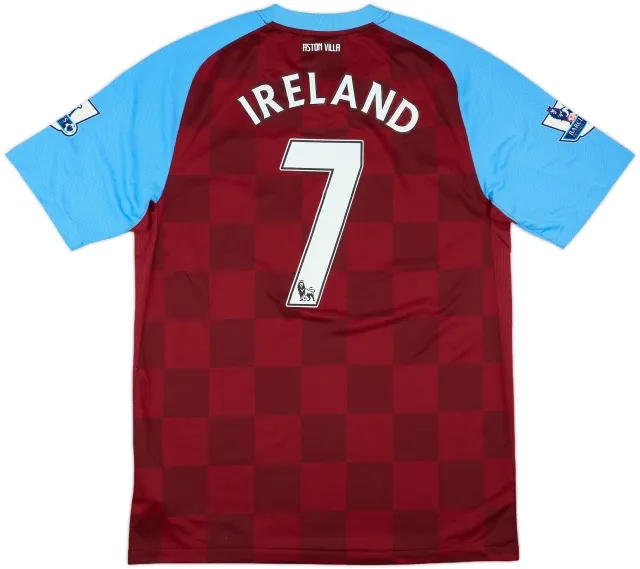 2011-12 Aston Villa Home Shirt Ireland #7 - 4/10 - (M)