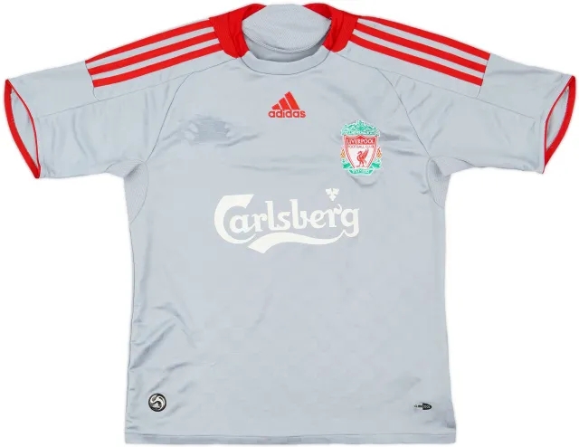 2008-09 Liverpool Away Shirt - 4/10 - (L.Boys)