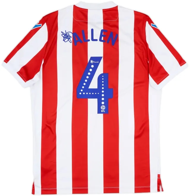 2018-19 Stoke City Home Shirt Allen #4 - 6/10 - (L)