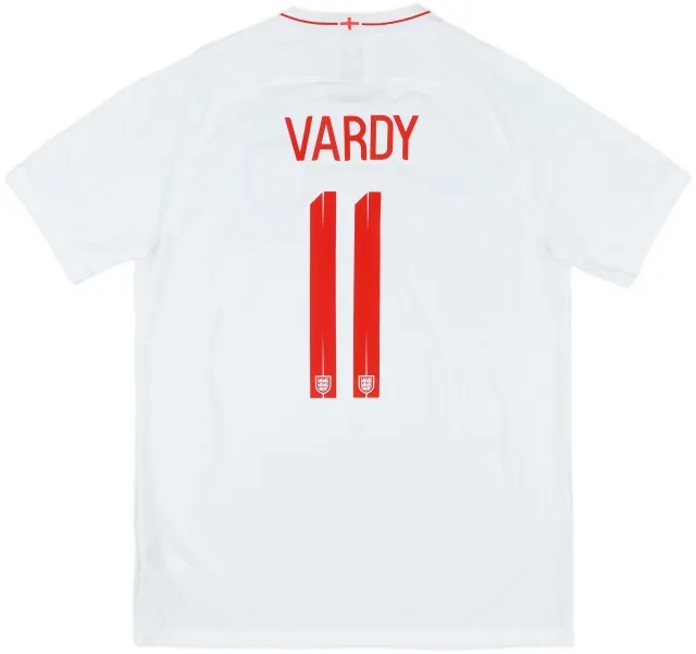 2018-19 England Home Shirt Vardy #11 - 10/10 - (M)