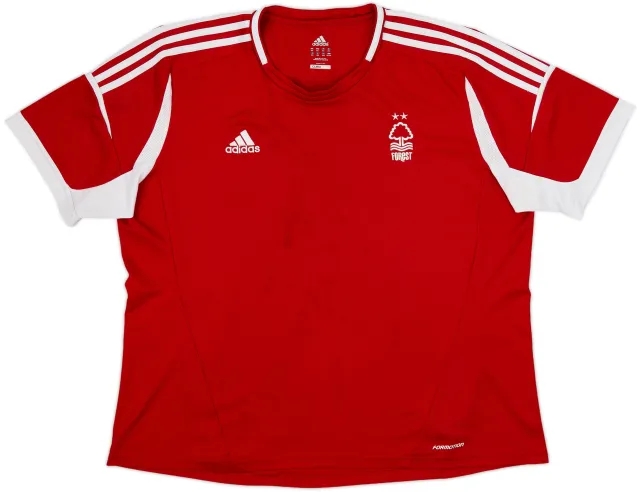 2013-14 Nottingham Forest Player Issue Home Shirt - 8/10 - (XXL)