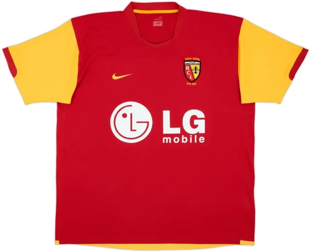 2006-07 Lens Centenary Home Shirt - 7/10 - (XXL)
