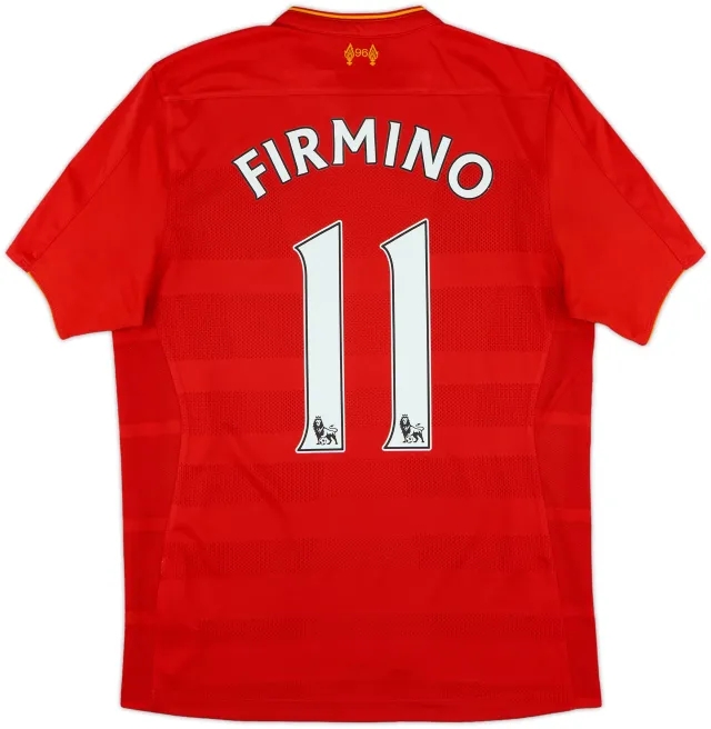 2016-17 Liverpool Home Shirt Firmino #11 - 7/10 - (S)