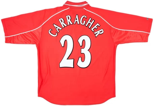 2000-02 Liverpool Home Shirt Carragher #23 - 8/10 - (XL)
