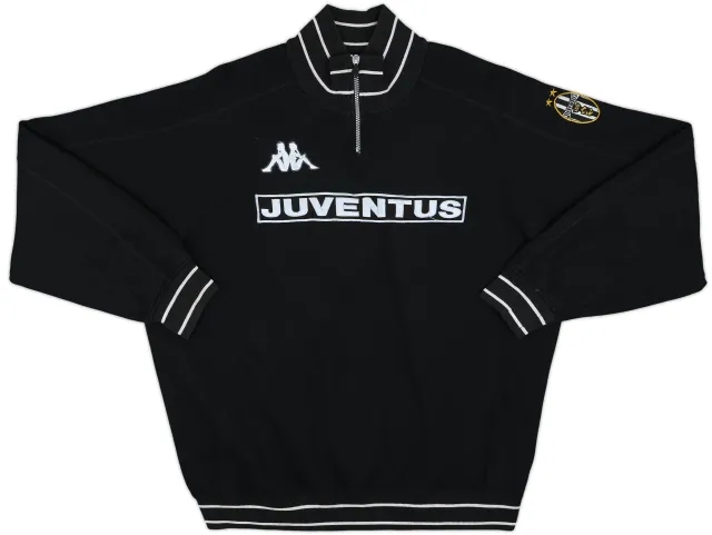 1998-99 Juventus Kappa 1/4 Zip Drill Top - 8/10 - (XXL)