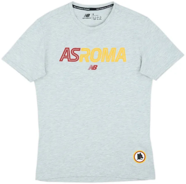 2021-22 Roma New Balance Cotton Tee - 9/10 - (S)