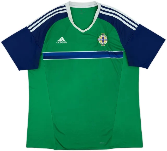 2016-17 Northern Ireland Home Shirt - 7/10 - (XL)