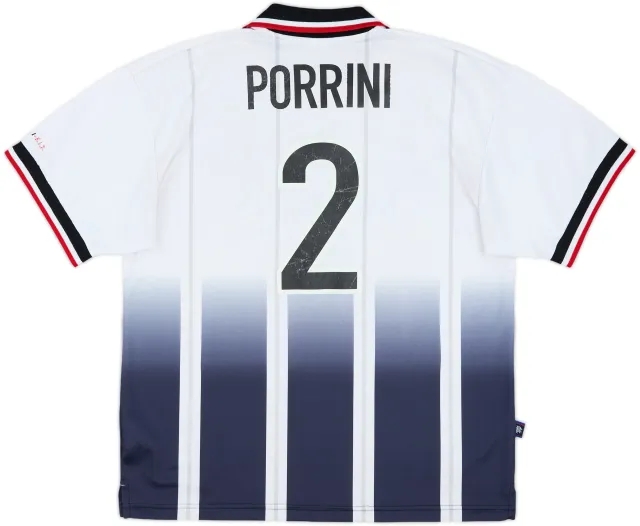 1997-99 Rangers Away Shirt Porrini #2 - 7/10 - (L)