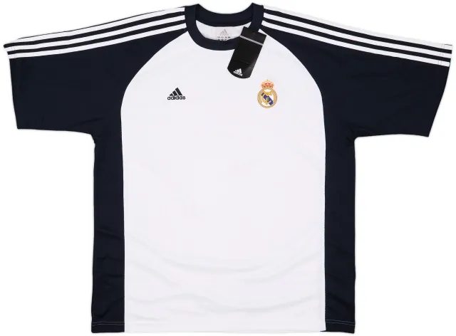 2003-04 Real Madrid Basketball adidas Training Shirt (L)