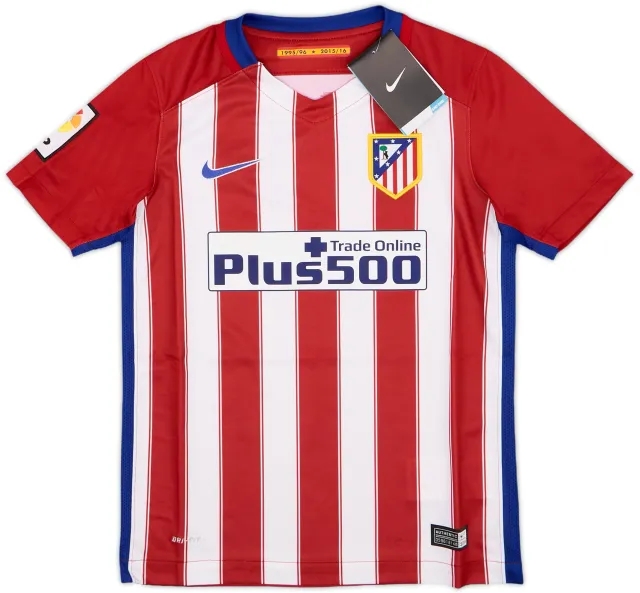 Nike Atlético Madrid Boys SS Home Shirt 2015/16