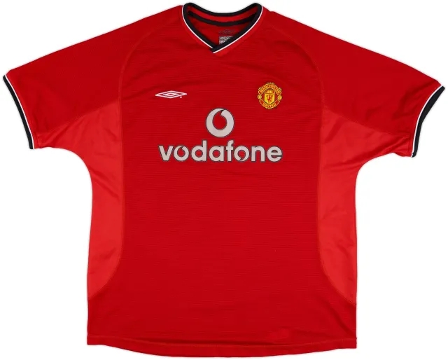 2000-02 Manchester United Home Shirt - 5/10 - (XL)