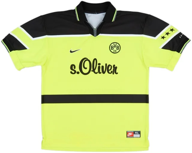 Nike Borussia Dortmund Mens SS Home Shirt 1997/98
