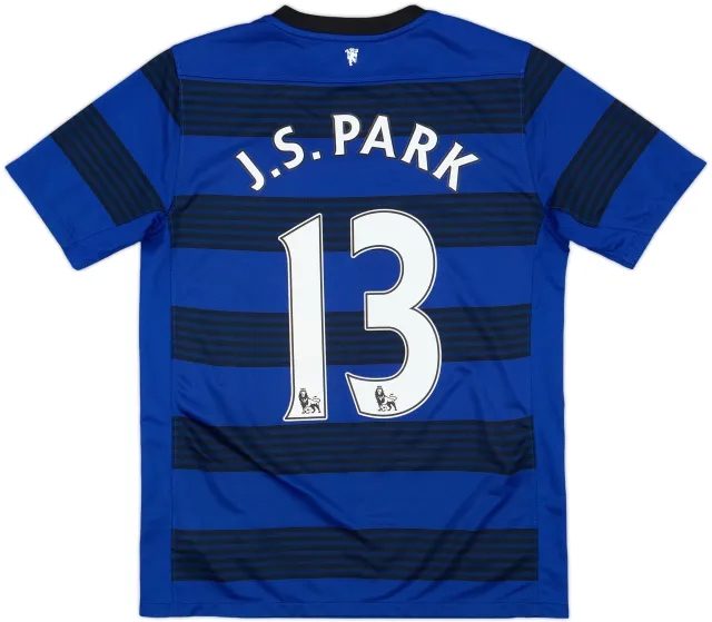 2011-13 Manchester United Away Shirt J.S.Park #13 - 8/10 - (XL.Boys)
