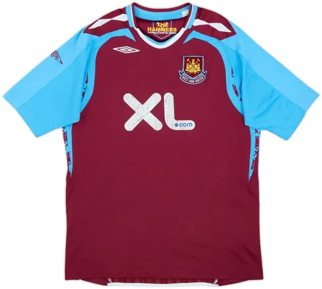 Umbro West Ham United Boys SS Home Shirt 2007/08