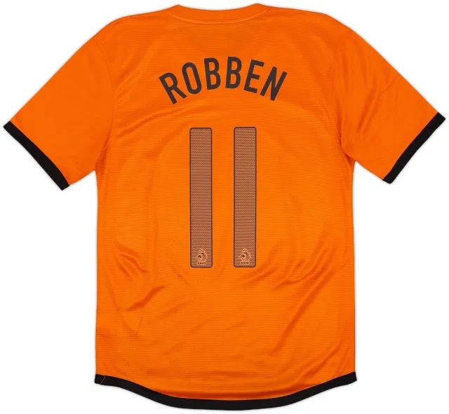 2012-13 Netherlands Home Shirt Robben #11 - 6/10 - (S)