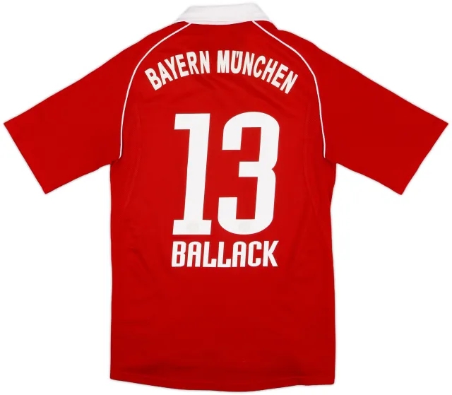 2005-06 Bayern Munich Home Shirt Ballack #13 - 7/10 - (S)