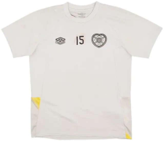 Umbro Heart of Midlothian Mens SS Player Issue Home Shirt 2018/19