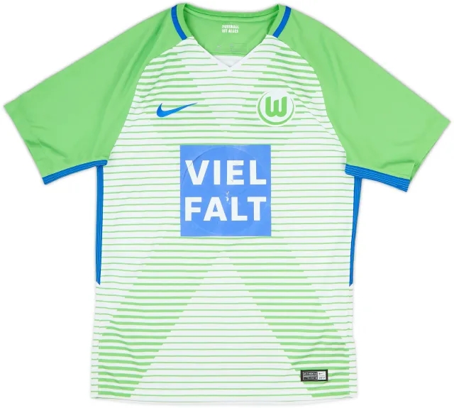 Nike Wolfsburg Mens SS Home Shirt 2017/18