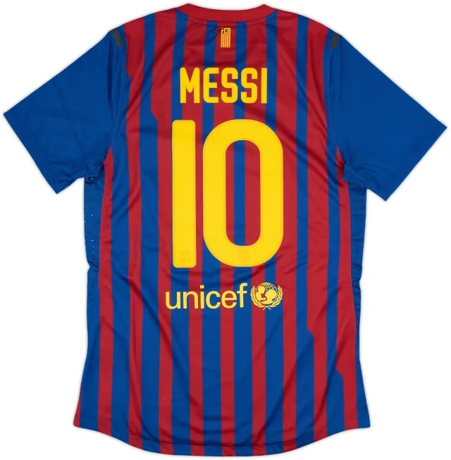 2011-12 Barcelona Home Player Issue Shirt Messi #10 - 8/10 - (M)