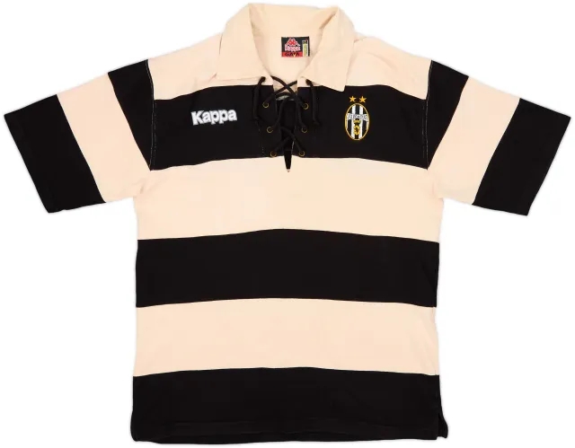 1997-98 Juventus Kappa Laced Polo Shirt - 8/10 - (M)