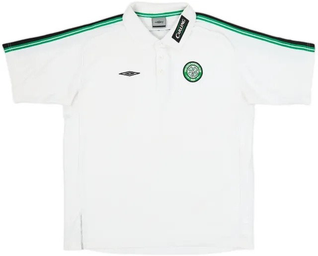 2001-02 Celtic Umbro Polo Shirt - 6/10 - (L)