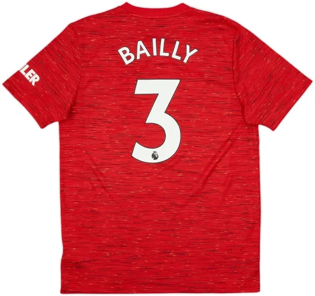 2020-21 Manchester United Home Shirt Bailly #3 - 8/10 - (L)