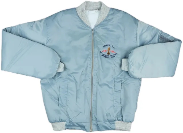 1988 Arsenal Staff Issue Littlewoods Cup Final Bomber Jacket