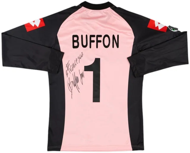 2002-03 Juventus Signed GK Shirt Buffon #1 - 8/10 - (L)