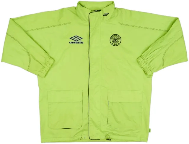 1998-99 Celtic Umbro Hooded Rain Jacket - 8/10 - (M)