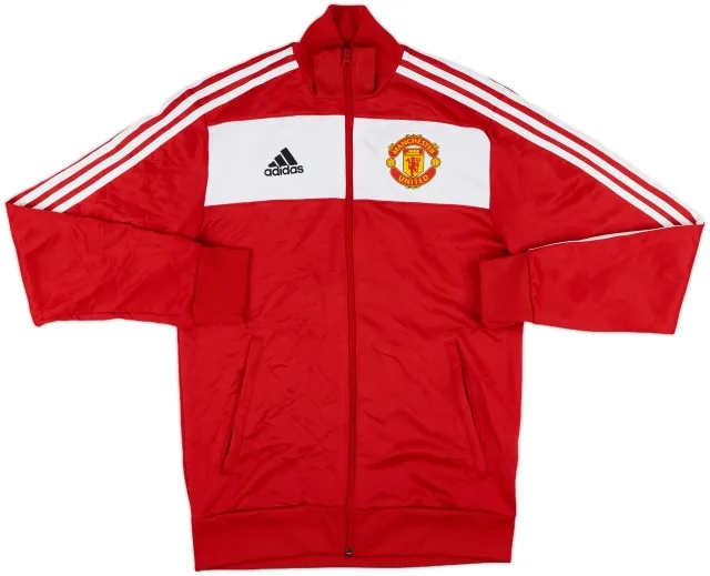 2020-21 Manchester United adidas Track Jacket - 8/10 - (S)