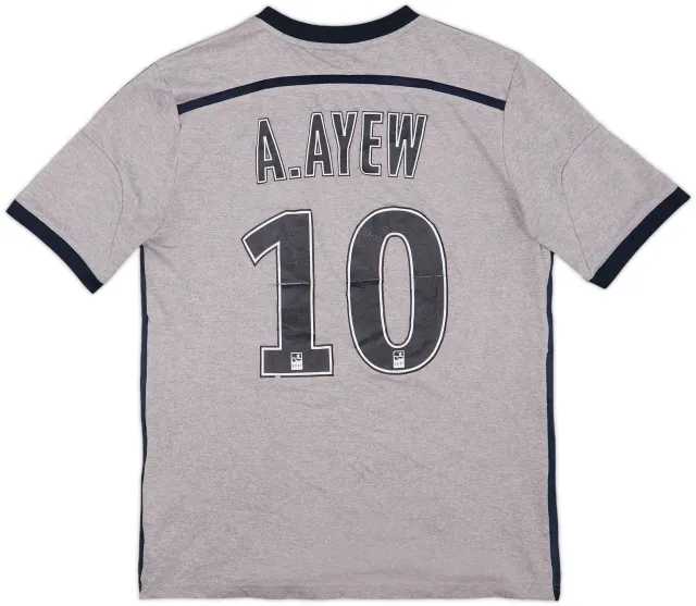 2014-15 Olympique Marseille Third Shirt A.Ayew #10 - 5/10 - (XL.Boys)