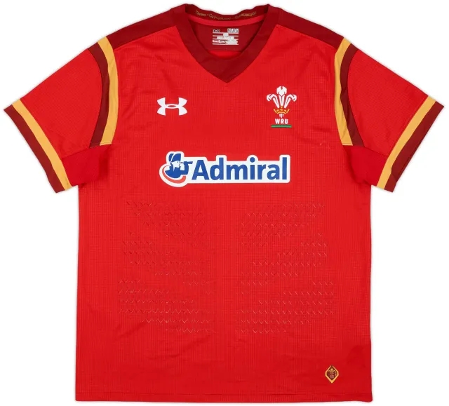 2015-16 Wales Rugby Home Shirt - 8/10 - (M)