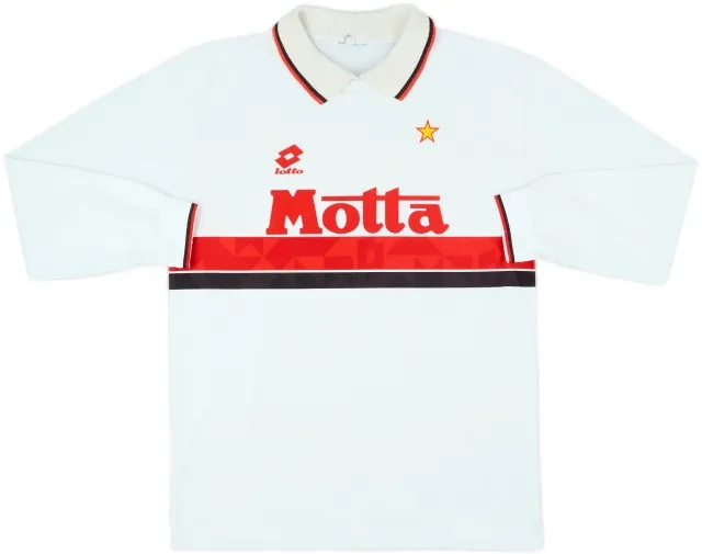 1993-94 AC Milan Away L/S Shirt - 8/10 - (L)