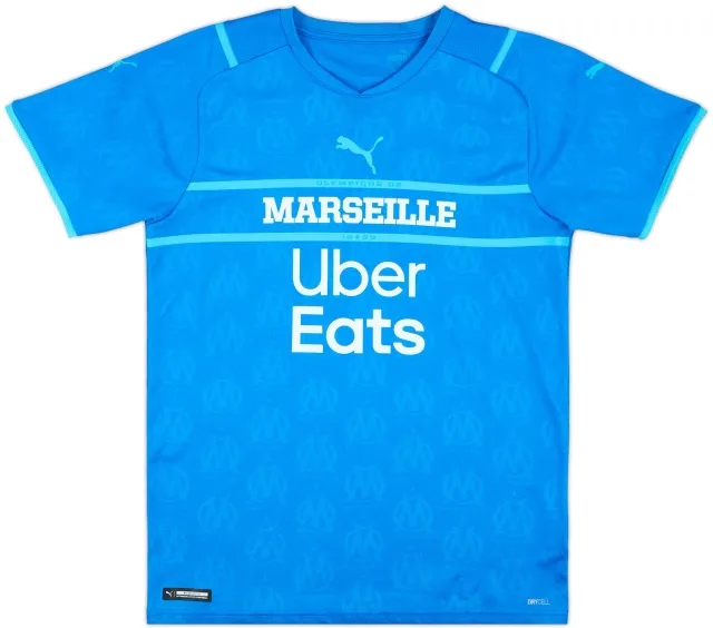 2021-22 Olympique Marseille Third Shirt - 10/10 - (M)