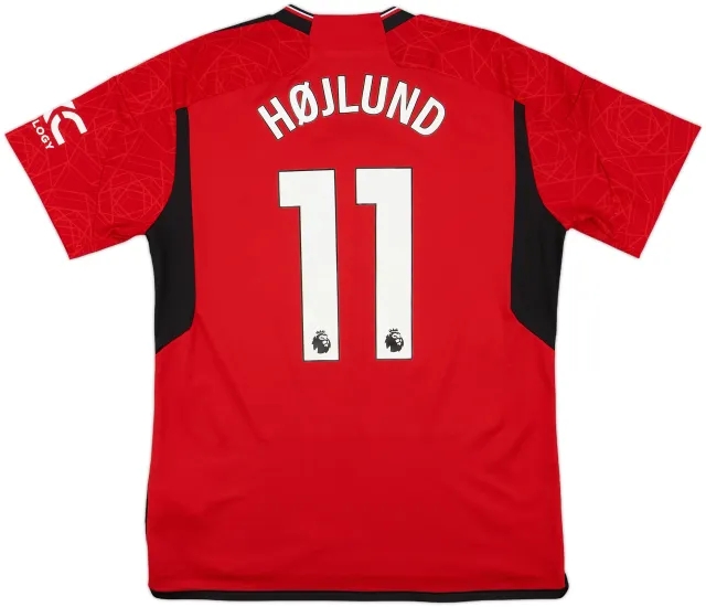 2023-24 Manchester United Home Shirt Højlund #11 - 10/10 - (L)
